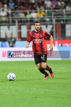 2023-08-26 - Alessandro Florenzi (Ac Milan) in action - AC MILAN VS TORINO FC - ITALIAN SERIE A - SOCCER