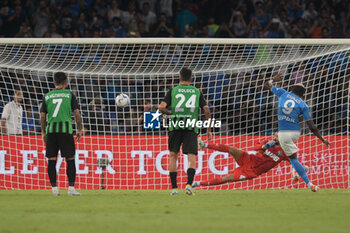 2023-08-27 - Victor Osimen of SSC Napoli v during Serie A between SSC Napoli vs US Sassuolo at Diego Armando Maradona Stadium - SSC NAPOLI VS US SASSUOLO - ITALIAN SERIE A - SOCCER