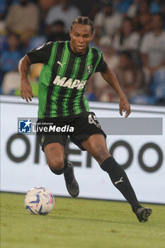 2023-08-27 - Armand Louriente of U.S. Sassuolo in action during Serie A between SSC Napoli vs US Sassuolo at Diego Armando Maradona Stadium - SSC NAPOLI VS US SASSUOLO - ITALIAN SERIE A - SOCCER