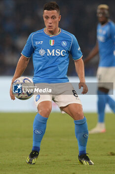 2023-08-27 - Giacomo Raspadori in action of SSC Napoli during Serie A between SSC Napoli vs US Sassuolo at Diego Armando Maradona Stadium - SSC NAPOLI VS US SASSUOLO - ITALIAN SERIE A - SOCCER