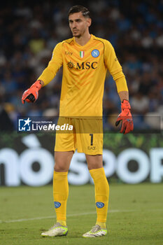 2023-08-27 - Alex Meret of SSC Napoli gesticulates during Serie A between SSC Napoli vs US Sassuolo at Diego Armando Maradona Stadium - SSC NAPOLI VS US SASSUOLO - ITALIAN SERIE A - SOCCER