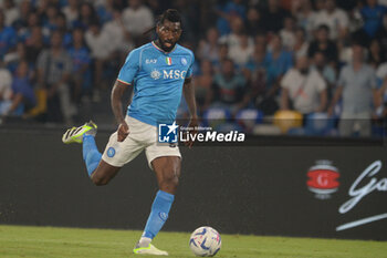 2023-08-27 - Zambo Anguissa of SSC Napoli in action during Serie A between SSC Napoli vs US Sassuolo at Diego Armando Maradona Stadium - SSC NAPOLI VS US SASSUOLO - ITALIAN SERIE A - SOCCER