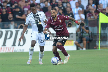 2023-08-28 - Boulaye Dia of US Salernitana 1919 competes for the ball with Christian Kabasele of Udinese Calcio during Serie A between US Salernitana 1919 vs Udinese Calcio at Arechi Stadium - US SALERNITANA VS UDINESE CALCIO - ITALIAN SERIE A - SOCCER