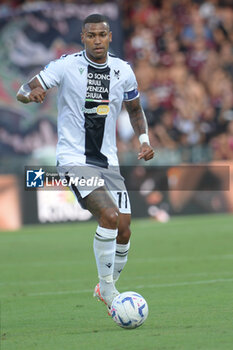 2023-08-28 - Walace of Udinese Calcio in action during Serie A between US Salernitana 1919 vs Udinese Calcio at Arechi Stadium - US SALERNITANA VS UDINESE CALCIO - ITALIAN SERIE A - SOCCER