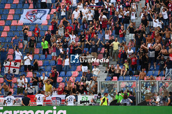 2023-09-02 - Cagliari supporters celebrating a goal - BOLOGNA FC VS CAGLIARI CALCIO - ITALIAN SERIE A - SOCCER