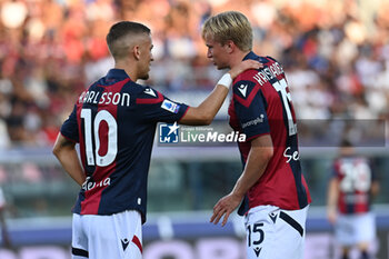 2023-09-02 - Jesper Karlsson (Bologna Fc) and Victor Kristiansen (Bologna Fc) - BOLOGNA FC VS CAGLIARI CALCIO - ITALIAN SERIE A - SOCCER