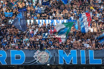 2023-09-03 - FC Internazionale supporters during Serie A 2023/24 football match between FC Internazionale and ACF Fiorentina at Giuseppe Meazza Stadium, Milan, Italy on September 03, 2023 - INTER - FC INTERNAZIONALE VS ACF FIORENTINA - ITALIAN SERIE A - SOCCER