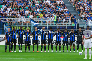 2023-09-03 - FC Internazionale team during Serie A 2023/24 football match between FC Internazionale and ACF Fiorentina at Giuseppe Meazza Stadium, Milan, Italy on September 03, 2023 - INTER - FC INTERNAZIONALE VS ACF FIORENTINA - ITALIAN SERIE A - SOCCER