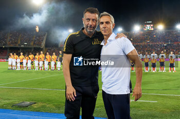 2023-09-03 - coach Roberto D’Aversa (US Lecce) and coach Paulo Sousa (US Salernitana 1919) - US LECCE VS US SALERNITANA - ITALIAN SERIE A - SOCCER