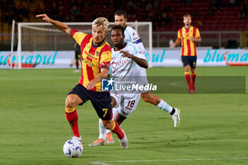 2023-09-03 - Pontus Almqvist (US Lecce) and Lassana Coulibaly (US Salernitana 1919) - US LECCE VS US SALERNITANA - ITALIAN SERIE A - SOCCER
