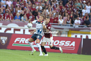 2023-09-03 - Alessandro Buongiorno (Torino FC) vs Mateo Retegui (Genoa CFC) - TORINO FC VS GENOA CFC - ITALIAN SERIE A - SOCCER