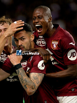 2023-09-03 - Nemania Radonjic (Torino FC) celebrates the goal - TORINO FC VS GENOA CFC - ITALIAN SERIE A - SOCCER