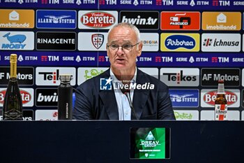 2023-09-17 - Claudio Ranieri Mister of Cagliari Calcio, Conferenza Stampa - CAGLIARI CALCIO VS UDINESE CALCIO - ITALIAN SERIE A - SOCCER