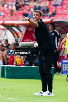2023-09-17 - The head coach Roberto D'Aversa (US Lecce) - AC MONZA VS US LECCE - ITALIAN SERIE A - SOCCER