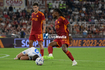 2023-09-17 - Renato Sanches (AS Roma); during the Italian Football Championship League A 2023/2024 match between AS Roma vs Empoli FC at the Olimpic Stadium in Rome  on 17 September  2023. - AS ROMA VS EMPOLI FC - ITALIAN SERIE A - SOCCER