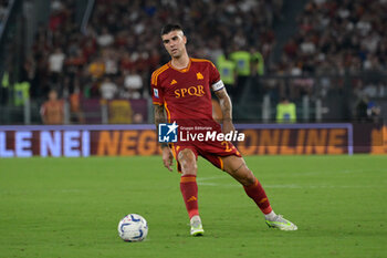 2023-09-17 - Gianluca Mancini (AS Roma);  during the Italian Football Championship League A 2023/2024 match between AS Roma vs Empoli FC at the Olimpic Stadium in Rome  on 17 September  2023. - AS ROMA VS EMPOLI FC - ITALIAN SERIE A - SOCCER