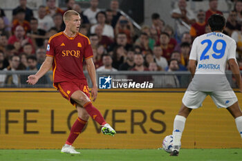 2023-09-17 - Rasmus Kristensen (AS Roma); during the Italian Football Championship League A 2023/2024 match between AS Roma vs Empoli FC at the Olimpic Stadium in Rome  on 17 September  2023. - AS ROMA VS EMPOLI FC - ITALIAN SERIE A - SOCCER