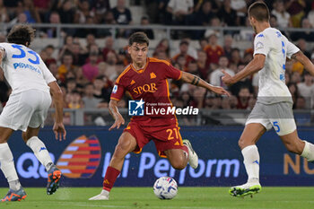 2023-09-17 - Paulo Dybala (AS Roma);  during the Italian Football Championship League A 2023/2024 match between AS Roma vs Empoli FC at the Olimpic Stadium in Rome  on 17 September  2023. - AS ROMA VS EMPOLI FC - ITALIAN SERIE A - SOCCER