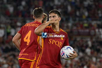 2023-09-17 - Paulo Dybala (AS Roma);  during the Italian Football Championship League A 2023/2024 match between AS Roma vs Empoli FC at the Olimpic Stadium in Rome  on 17 September  2023. - AS ROMA VS EMPOLI FC - ITALIAN SERIE A - SOCCER