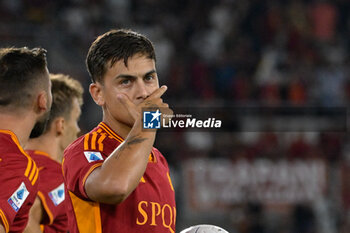 2023-09-17 - Paulo Dybala (AS Roma); during the Italian Football Championship League A 2023/2024 match between AS Roma vs Empoli FC at the Olimpic Stadium in Rome  on 17 September  2023. - AS ROMA VS EMPOLI FC - ITALIAN SERIE A - SOCCER