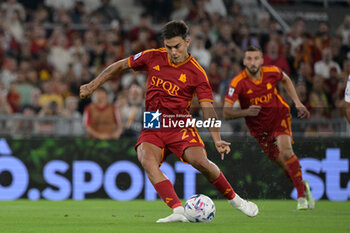 2023-09-17 - Paulo Dybala (AS Roma); during the Italian Football Championship League A 2023/2024 match between AS Roma vs Empoli FC at the Olimpic Stadium in Rome  on 17 September  2023. - AS ROMA VS EMPOLI FC - ITALIAN SERIE A - SOCCER