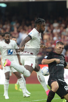 2023-09-18 - Duvan Zapata of Torino FC in action during the Serie A match between US Salernitana 1919 vs Torino FC at Stadio Arechi - US SALERNITANA VS TORINO FC - ITALIAN SERIE A - SOCCER