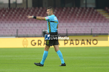 2023-09-18 - Antonio Giua in action during the Serie A match between US Salernitana 1919 vs Torino FC at Stadio Arechi - US SALERNITANA VS TORINO FC - ITALIAN SERIE A - SOCCER