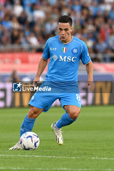 2023-09-24 - Giacomo Raspadori (SSc Napoli) in aciton - BOLOGNA FC VS SSC NAPOLI - ITALIAN SERIE A - SOCCER