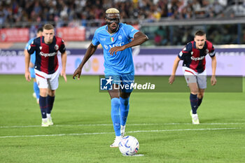 2023-09-24 - Victor Osimhen (SSc Napoli) penalty Kick - BOLOGNA FC VS SSC NAPOLI - ITALIAN SERIE A - SOCCER
