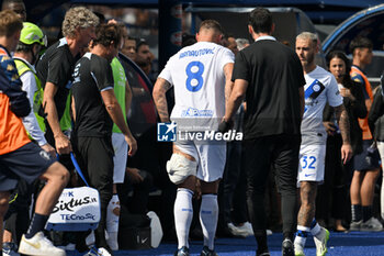 2023-09-24 - Inter - FC Internazionale's Marko Arnautovic injured - EMPOLI FC VS INTER - FC INTERNAZIONALE - ITALIAN SERIE A - SOCCER