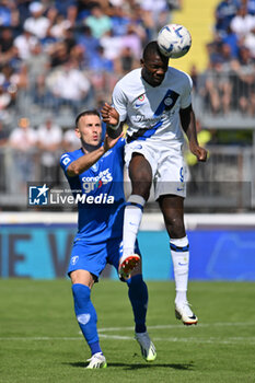 2023-09-24 - Inter - FC Internazionale's Marcus Thuram against Empoli FC's defender Ardian Ismajli - EMPOLI FC VS INTER - FC INTERNAZIONALE - ITALIAN SERIE A - SOCCER