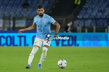2023-09-23 - Elseid Hysaj (SS Lazio);  during the Italian Football Championship League A 2023/2024 match between SS Lazio vs AC Monza at the Olimpic Stadium in Rome on 24 September 2023. - SS LAZIO VS AC MONZA - ITALIAN SERIE A - SOCCER
