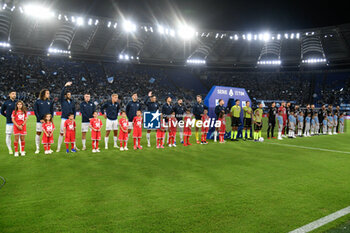2023-09-23 - Line up during the Italian Football Championship League A 2023/2024 match between SS Lazio vs AC Monza at the Olimpic Stadium in Rome on 24 September 2023. - SS LAZIO VS AC MONZA - ITALIAN SERIE A - SOCCER
