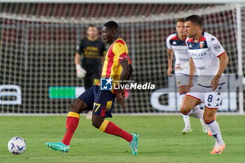 2023-09-22 - Mohamed Kaba (US Lecce) and Kevin Strootman (Genoa CFC) - US LECCE VS GENOA CFC - ITALIAN SERIE A - SOCCER