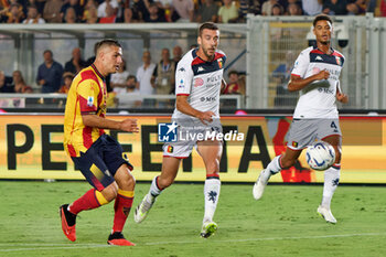 2023-09-22 - Nikola Krstovic (US Lecce) and Mattia Bani (Genoa CFC) - US LECCE VS GENOA CFC - ITALIAN SERIE A - SOCCER