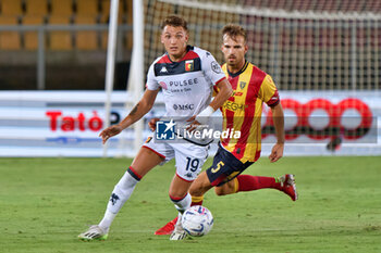 2023-09-22 - Mateo Retegui (Genoa CFC) and Marin Pongracic (US Lecce) - US LECCE VS GENOA CFC - ITALIAN SERIE A - SOCCER