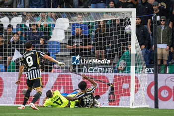 2023-09-23 - Weston McKennie (Juventus) scores the gol of 1-1 - US SASSUOLO VS JUVENTUS FC - ITALIAN SERIE A - SOCCER