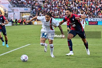 2023-09-27 - Noah Okafor of AC Milan - CAGLIARI CALCIO VS AC MILAN - ITALIAN SERIE A - SOCCER