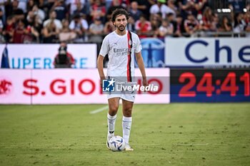2023-09-27 - Yacine Adli of AC Milan - CAGLIARI CALCIO VS AC MILAN - ITALIAN SERIE A - SOCCER