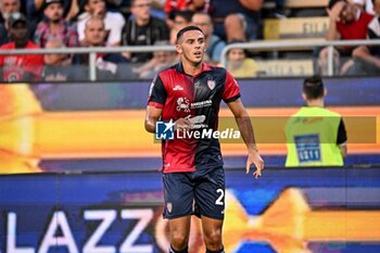 2023-09-27 - Gabriele Zappa of Cagliari Calcio - CAGLIARI CALCIO VS AC MILAN - ITALIAN SERIE A - SOCCER