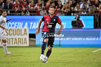 2023-09-27 - Alberto Dossena of Cagliari Calcio - CAGLIARI CALCIO VS AC MILAN - ITALIAN SERIE A - SOCCER
