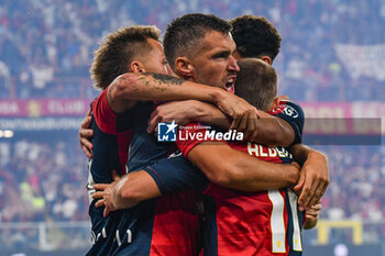 2023-09-28 - Genoa goal celebrates - Genoa-Roma - Serie A - GENOA CFC VS AS ROMA - ITALIAN SERIE A - SOCCER