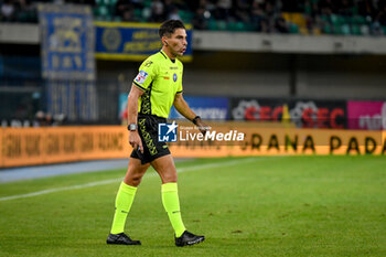 2023-09-27 - The referee of the match Federico Dionisi - HELLAS VERONA FC VS ATALANTA BC - ITALIAN SERIE A - SOCCER