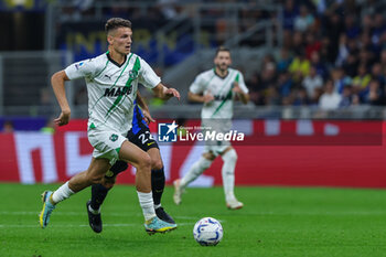 2023-09-27 - Daniel Boloca of US Sassuolo seen in action during Serie A 2023/24 football match between FC Internazionale and US Sassuolo at Giuseppe Meazza Stadium, Milan, Italy on September 27, 2023 - INTER - FC INTERNAZIONALE VS US SASSUOLO - ITALIAN SERIE A - SOCCER