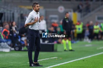 2023-09-27 - Alessio Dionisi Head Coach of US Sassuolo reacts during Serie A 2023/24 football match between FC Internazionale and US Sassuolo at Giuseppe Meazza Stadium, Milan, Italy on September 27, 2023 - INTER - FC INTERNAZIONALE VS US SASSUOLO - ITALIAN SERIE A - SOCCER