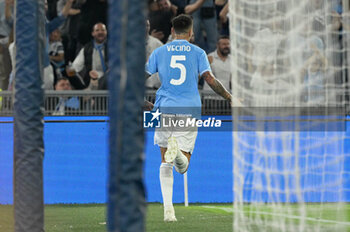 2023-09-27 - Matias Vecino (SS Lazio); celebrates after scoring the goal 1-0 during the Italian Football Championship League A 2023/2024 match between SS Lazio vs Torino FC at the Olimpic Stadium in Rome on 27 September 2023. - SS LAZIO VS TORINO FC - ITALIAN SERIE A - SOCCER