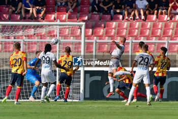 2023-09-30 - Leo Ostigard (SSC Napoli) scores a goal of 0-1 - US LECCE VS SSC NAPOLI - ITALIAN SERIE A - SOCCER