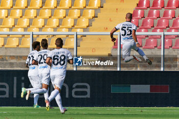 2023-09-30 - Leo Ostigard (SSC Napoli) celebrates after scoring a goal - US LECCE VS SSC NAPOLI - ITALIAN SERIE A - SOCCER