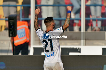 2023-09-30 - Matteo Politano (SSC Napoli) celebrates after scoring a goal - US LECCE VS SSC NAPOLI - ITALIAN SERIE A - SOCCER