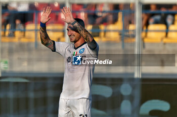 2023-09-30 - Matteo Politano (SSC Napoli) celebrates after scoring a goal - US LECCE VS SSC NAPOLI - ITALIAN SERIE A - SOCCER